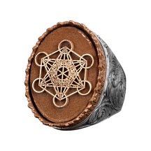 Metatron Yüzüğü, Simya, Cadılık, Kutsal Geometri, Tılsım Yüzüğü Gümüş