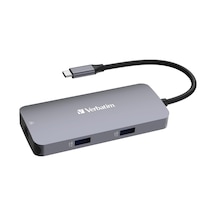 Usb-c Pro Multiport Hub 5'i 1 Arada, Çoklu Bağlantı Noktalı Adaptör, Usb-c, Hdmı, Rj45, Usb-a Ve Usb-c Pd, Mac, Apple Uyumlu MacBook Pro/air, İpad Pro, Thinkpad, Windows Bilgisayar, Dizüstü Bilgisayar Ve