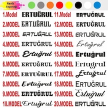 Size Özel Isim Yazı Oto Sticker Araba Cam Etiketi