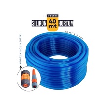 40 Metre Silikonlu Bahçe Hortumu Sulama Aparatı Hediyeli 712343