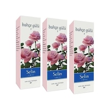 Selin Bahçe Gülü Kolonya Cam Şişe 180 ml 3 Adet