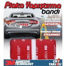 3m Plaka Yapıştırma Bandı, 12 Adet Otomobil Motosiklet Kamyon Plaka Yapıştırma, Bant