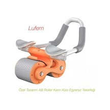 Özel Tasarım Ab Roller Karın Kası Egzersiz Tekerleği Akıllı Fren Fitness Spor Denge Kaymaz Çok Renkli