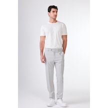 Dufy Açık Gri Erkek Regular Fit Düz Pantolon - 107014 Açık Gri