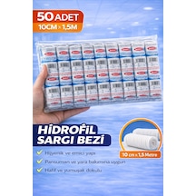 Hidrofil Sargı Bezi 10x150 Cm 50 Adet Hastane Tipi Yüksek Emici Medikal Bandaj