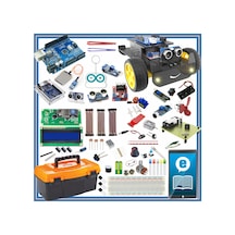 Arduino Uno R3 Turbo Black V3. 107 Parça 349 Adet Başlangıç Seti
