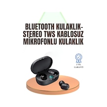 Kablosuz Kulak İçi Bluetooth Kulaklık Stereo Dokunmatik Kontrollü Kulaklık -