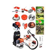 Dragro Gt9004 20 Hp Turuncu Sırt Tipi Benzinli Motorlu Ot Çalı Tırpanı Çim Biçme  Makinesi