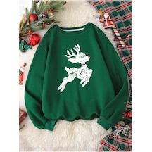 Unisex Kadın/erkek Harajuka Sokakt Yazılı Grafik Sweat Yeşil-17095 Yeşil Unisex Kadın/erkek Harajuka Sokakt Yazılı Grafik Sweat Yeşil-17095 Yeşil