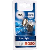 Bosch R10w 12v 10w Ba15s 245 Pure Light Ampul 2'li Park Stop Sinyal Geri Vites Ampulü