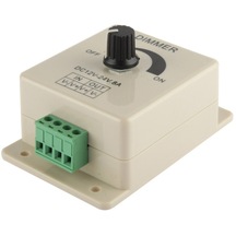 Sones Şerit Işık Dc12-24v İçin Tek Renkli Dimmer Anahtarı Led Dimmer Kontrol Cihazı, Çıkış Akımı: 8a