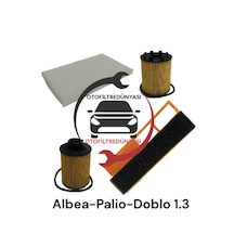 Fiat Albea Doblo Palio 1.3Euro 4 Multijet Filtre Seti Selenia Yağ 327010289