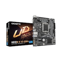 Gigabyte H610M H V3 DDR4 Intel H610 3200 MHz DDR4 Soket 1700 mATX Anakart