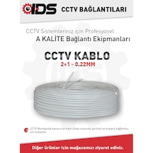 A - 2+1 Cctv Kamera Kablosu 0.22Mm 100M