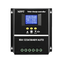 1 Paket 60a Mppt Solar Şarj Regülatörü Siyah A