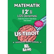 Ünlü Yayıncılık 8. Sınıf LGS Matematik Usteroit 12 li Denemesi