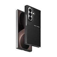Samsung Galaxy Uyumlu Z Fold 8 Ultra Kılıf High Pu Deri Hdd Hbc-482 Siachen Case Siyah