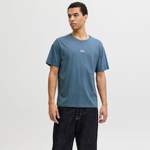 Jack & Jones Jack&jones Corp Graphic Erkek Mavi Tişört Mavi