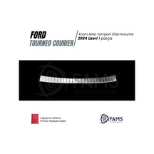 Ford Tourneo Courier Krom Arka Tampon Üstü Koruma 2024 P.çelik