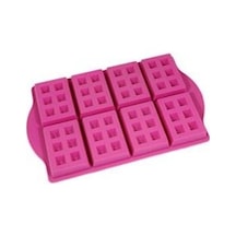 Waffle Silikon Kalıp 8x5,5 Cm 6 Delikli Diğer