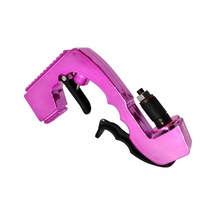 Pazly Plastik Metal Kabarcıklı Blaster Şampanya Şişesi Fışkırtma Tabancası - Vişne Çürüğü Eğlence Seti