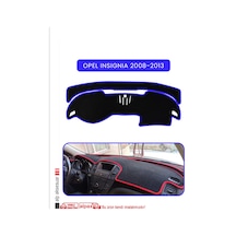 Opel Insignia 2008-2013 Torpido Koruma Halısı Mavi Kenar