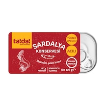 Tada Sardalya Konservesi Acılı 125 G 3'li Avantaj Paketi Mıchu