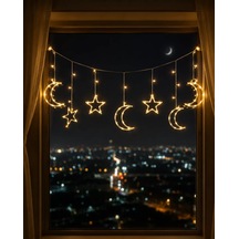 Led Işıklı Ay Yıldız Ramazan Dekoru İç Mekan Süsleme Aydınlatması Mh-hs7302-7156