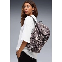 Puma Kadın Leopar Desenli Sırt Çantası Günlük Şehir Ve Spor Çantası 14-15 L 09171811 Çok Renkli