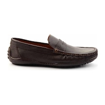 Bambi Kahve Leather Erkek Loafer Ayakkabı E01396070140 Kahve
