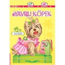 Yavru Köpek Tatilde-Boyama Çıkartma- Koloni Çocuk Yayınları