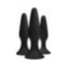Red Fox 3'lü Silikon Anal Plug