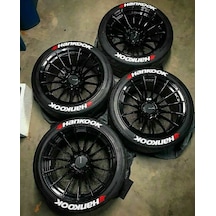 Lastik Yazısı Yokohama Speedhunters Hankook 1.Sınıf Kalite Solmaz