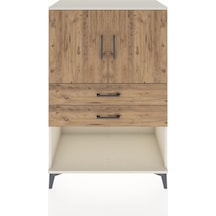 Hyperion Dolap 2 Raflı 2 Çekmeceli 2 Kapaklı 88x44x134 Aytaşı-çam Aytası