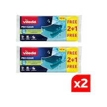 Vileda 2 Paket 3lü Pro Clean Düz Bulaşık Süngeri Vld0000000461