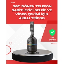 Cosmotex Yapay Zeka Destekli Yüz Takip Özellikli 360 Derece Dönen Masaüstü Telefon Sabitleyici