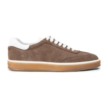 Deery Erkek Hakiki Süet Vizon Renk Sneakers - 01997mvznc01 Vizon