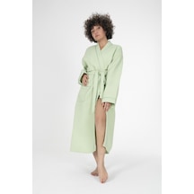 Varol Kaos Serisi Kimono Yaka Pike Bornoz Sabahlık Yeşil-l/xl Yeşil
