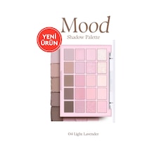 Dasique Mat Ve Işıltılı Tonlardan Oluşan 20 Renkli Far Paleti Mood Shadow Palette 04 Light Lavender 04 Light Lavender