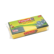 Polipak Oluklu Bulaşık Süngeri 3'lü