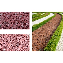 DOLOMİT TAŞI BORDO 2-4 cm 20 KG DOĞAL DEKORASYON TAŞI