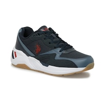 U.s. Polo Assn. Husky 4fx Erkek Lacivert-kırmızı-mavi Sneaker Ayakkabı-lacivert Lacivert