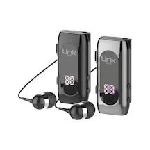 LinkTech V80 Bluetooth Kulaklık Ekranlı Makaralı Titreşimli