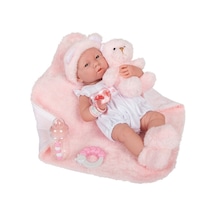 Berenguer Gerçekçi Yenidoğan Oyuncak Kız Bebek 39 Cm Ve Pembe Ayı