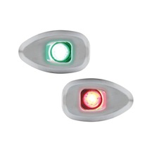 MICRO LED 12 İskeleSancak 112.5° Feneri, Set, Yüzey mon.,Krom G.,deliksiz