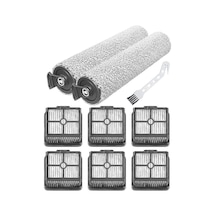 Dreame H11/h11 Max İçin Islak Rulo Fırça + Hepa Filtre Seti - Temizlik Aksesuarı, Kolay Kurulum, Dayanıklı Malzeme Diğer Diğer