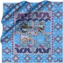 Cacharel İpek Eşarp Twill - 7251313-923 Açık Mavi Açık Mavi