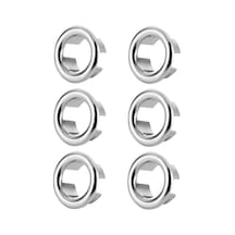 Suntek 6 Parça Banyo Lavabo Taşma Kapak Halkaları, Arjantin