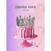Pasta Tacı Doğum Günü Taçı Kraliçe Tacı Pasta Tacı Kına Düğün Tacı Kral Gümüş Kaplama 13cm Silver