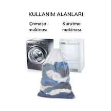 Çamaşır Yıkama Filesi Kirli Filesi Maxi 40x60 Cm Açık Ahşap